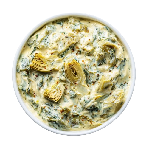 Bagel with Spinach Artichoke cream